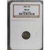 Image 1 : 1858 3CS MS63 NGC