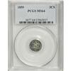 Image 1 : 1859 3CS MS64 PCGS
