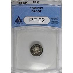 1866 3CS PR62 ANACS