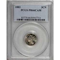1883 3CN Cameo PR66 PCGS