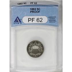 1882 5C PR62 ANACS