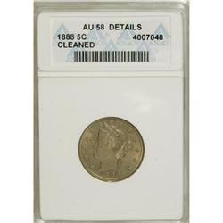 1888 5C AU58 ANACS