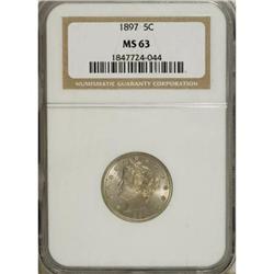 1897 5C MS63 NGC