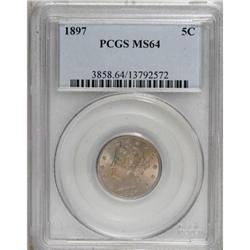 1897 5C MS64 PCGS