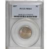 Image 1 : 1897 5C MS64 PCGS