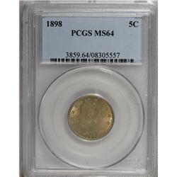 1898 5C MS64 PCGS