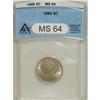 Image 3 : 1899 5C MS64 ANACS