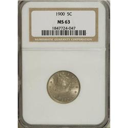 1900 5C MS63 NGC