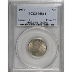 1901 5C MS64 PCGS