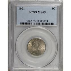 1901 5C MS65 PCGS