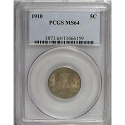 1910 5C MS64 PCGS