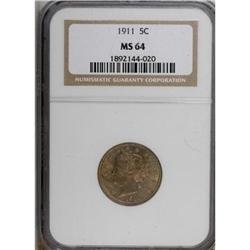 1911 5C MS64 NGC