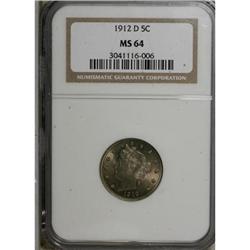 1912-D 5C MS64 NGC