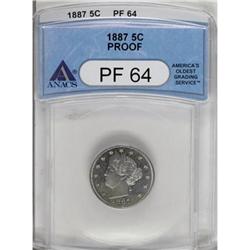 1887 5C PR64 ANACS