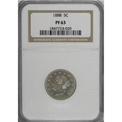 1888 5C PR63 NGC