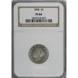 1890 5C PR64 NGC