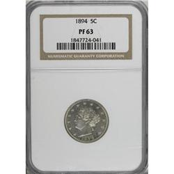 1894 5C PR63 NGC