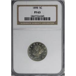 1898 5C PR63 NGC