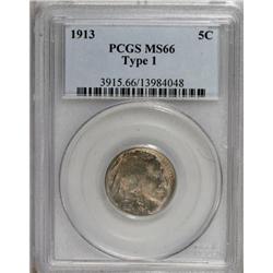 1913 5C Type One MS66 PCGS