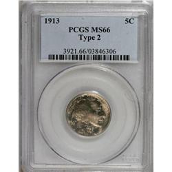 1913 5C Type Two MS66 PCGS