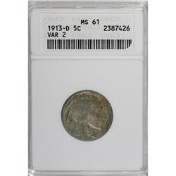 1913-D 5C Type Two MS61 ANACS