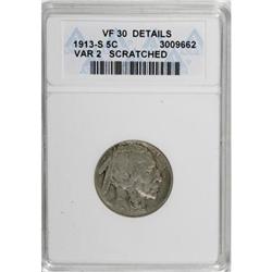 1913-S 5C Type Two VF30 ANACS