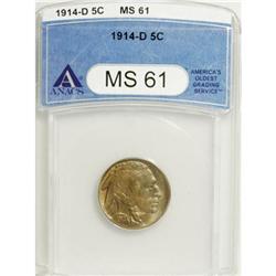 1914-D 5C MS61 ANACS
