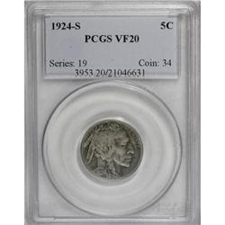 1924-S 5C VF20 PCGS