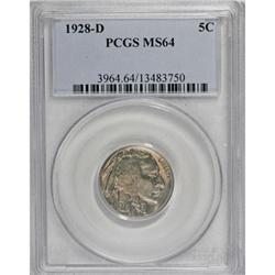 1928-D 5C MS64 PCGS
