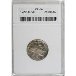 1929-D 5C MS64 ANACS