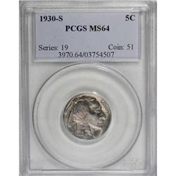 1930-S 5C MS64 PCGS