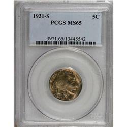 1931-S 5C MS65 PCGS