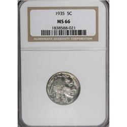 1935 5C MS66 NGC