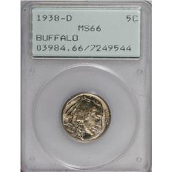 1938-D 5C MS66 PCGS
