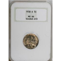 1938-D 5C MS66 NGC