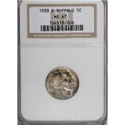 1938-D 5C MS67 NGC