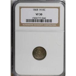 1868 H10C VF30 NGC