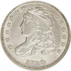 1830 10C Medium 10C AU50 ANACS