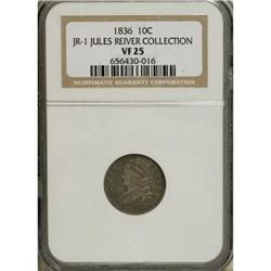 1836 10C VF25 NGC