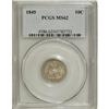 Image 1 : 1845 10C MS62 PCGS