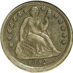 1852-O 10C XF45 ANACS