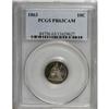 Image 1 : 1863 10C Cameo PR63 PCGS