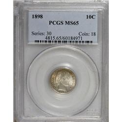 1898 10C MS65 PCGS