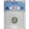 Image 1 : 1916-D 10C AG3 ANACS