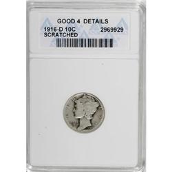 1916-D 10C G4 ANACS