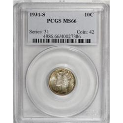 1931-S 10C MS66 PCGS