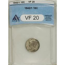 1942/1 10C VF20 ANACS
