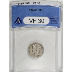 1942/1 10C VF30 ANACS
