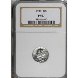 1938 10C PR67 NGC