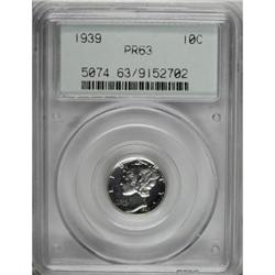 1939 10C PR63 PCGS